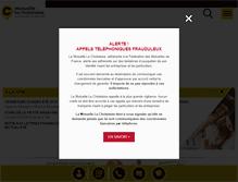 Tablet Screenshot of mutuellelacholetaise.fr